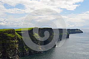 The impressive cliffs of Moher