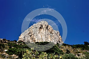 Impressive Ifac mountain in Calpe, Spain