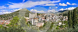 Impressive Itri village,panoramic view,Lazio,italy. photo