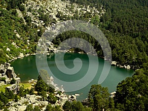 Impressive lake in Huesca.