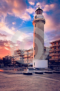 The impressive lighthouse of Alexandroupoli