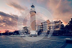 The impressive lighthouse of Alexandroupoli