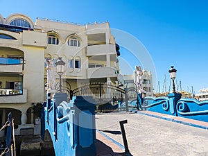 The Impressive Marina in Benalmadena on the Costa Del Sol in Spain