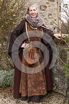 Impressive robed Lady photo