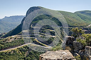 The impressive Serra da Leba pass in Angola