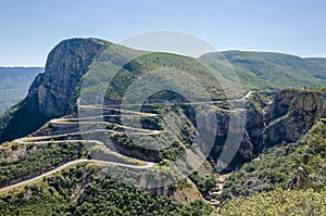 The impressive Serra da Leba pass in Angola