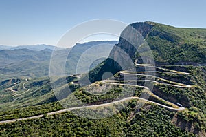 The impressive Serra da Leba pass in Angola