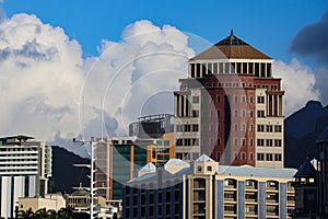 Impressive Skyline of Port Louis City With Towering Buildings
