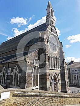 Impressive stone architecture for church