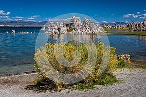 Impressive Tufa Towers on the shores of Mono Lake, California, USA.