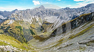 Impressive valley close to Oberstdorf