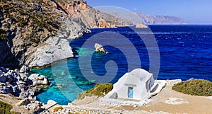 Impressive View Of Little Church,Amorgos,Greece.