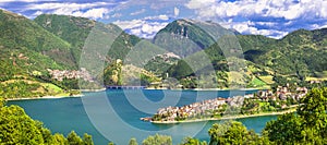 Impressive views of Turano lake photo