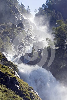 Impressive waterfall, Norway.