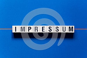 Imprint word concept on cubes