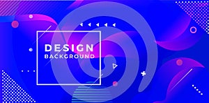 Color background design. gradient shapes composition. Futuristic design posters. Vector