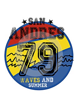 San andres waves and summer