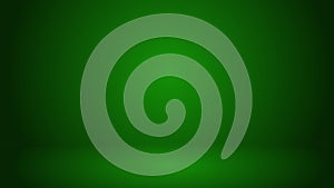 Green 3d room Background, empty photo studio