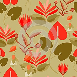 Cute Flower Basic Pattern Seamless