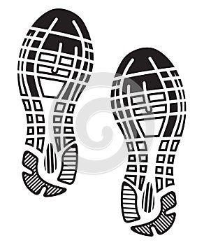 Imprint soles shoes - sneakers photo