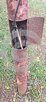 Improper connection of electrical cables will endanger humans