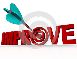 Improve Arrow in Target - Successful Improvement Goal photo