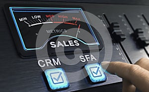 Improve operational efficiency by using CRM and SFA. Customer Relationship Management and Sales Force Automation