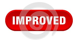 improved button. rounded sign on white background