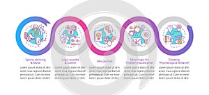 Improving problem solving skills tips vector infographic template