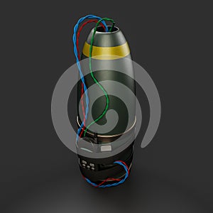 Improvised explosive device (I.E.D.)