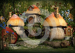 Imps Village, 3d CG photo