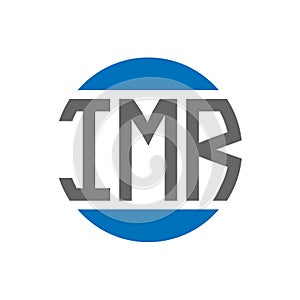 IMR letter logo design on white background. IMR creative initials circle logo concept. IMR letter design