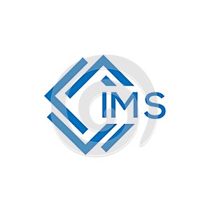 IMS letter logo design on white background. IMS creative circle letter logo concept. IMS letter design.IMS letter logo design on photo
