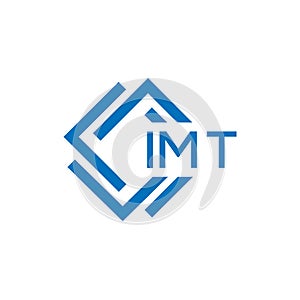 IMT letter logo design on white background. IMT creative circle letter logo concept. photo