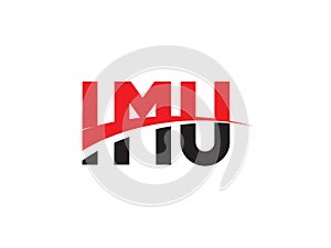 IMU Letter Initial Logo Design Vector Illustration photo