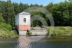 Inactive ferry crossing No. 6 on the Moscow Canal