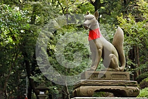 Inari Fox statue