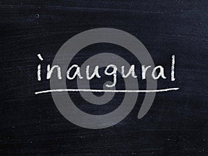 Inaugural Concept Word photo