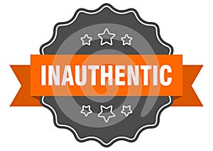 inauthentic label