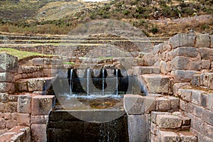 Inca archaeological park Tipon near Cuzco