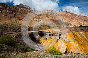 Inca Bridge Puente del Inca, Mendoza, Argentina photo