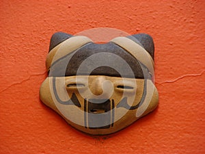 Inca cat mask photo