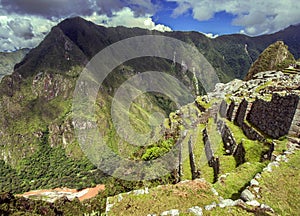 Inca city Machu Picchu (Peru)