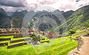 Inca city Machu Picchu (Peru)