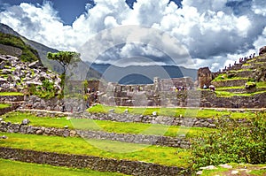 Inca city Machu Picchu (Peru)