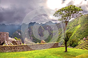 Inca city Machu Picchu (Peru)