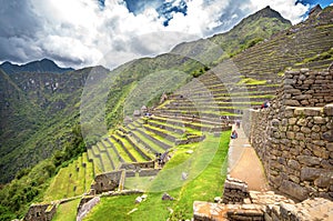 Inca city Machu Picchu (Peru)