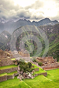 Inca city Machu Picchu (Peru)