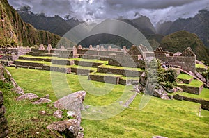 Inca city Machu Picchu (Peru)