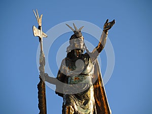 Inca in Cusco, Peru.